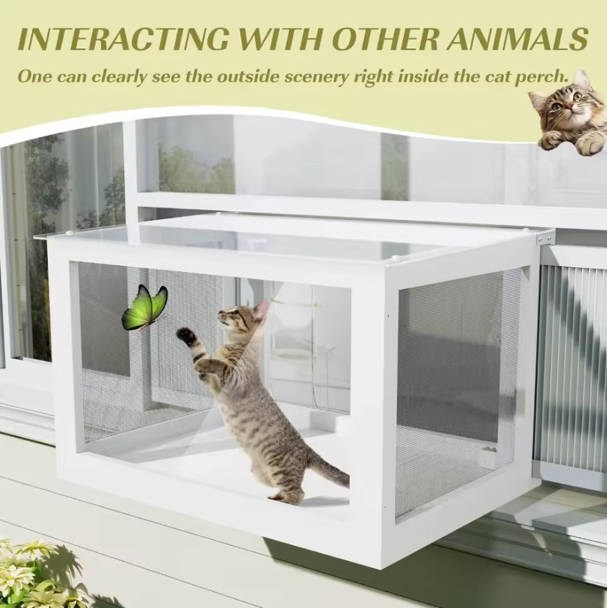 WhiskerDeck Window Enclosure