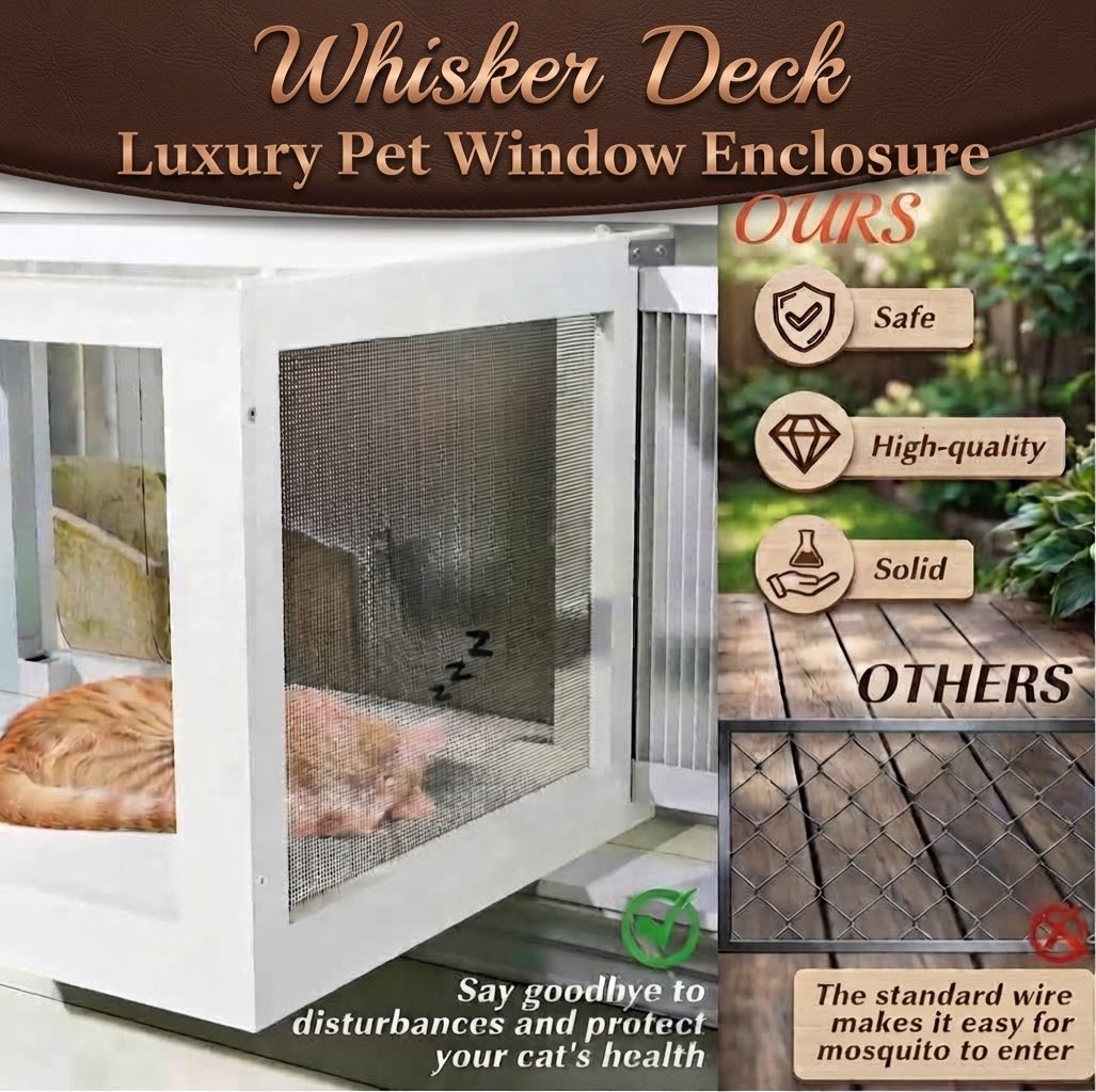 WhiskerDeck Window Enclosure
